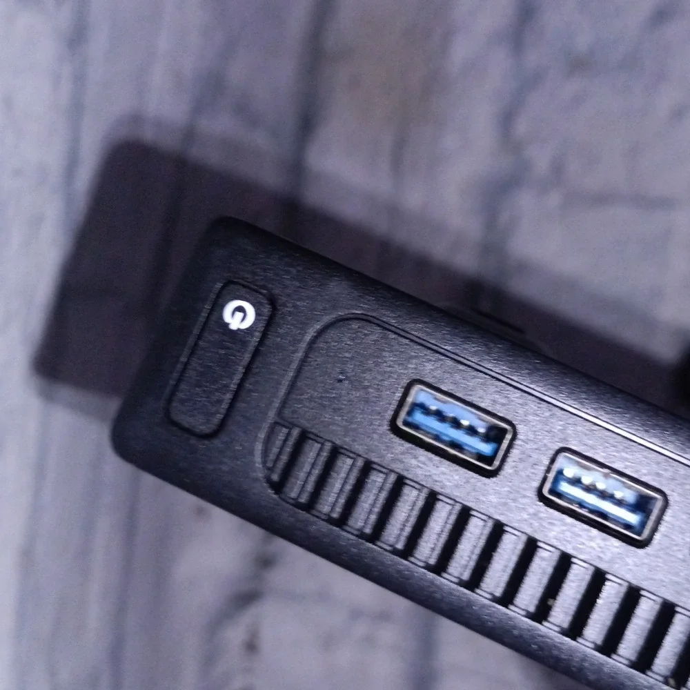 HP ProDesk 600 G2 Desktop Mini Intel Core i3 w/ AC Adapter Powers On   a12